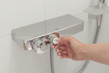 Термостатический двухрычажный смеситель для душа Grohe Grohtherm SmartControl 34719 000 (34719000) хром